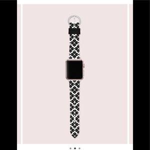 KATE SPADE BLACK/WHITE APPLE WATCH STRAP